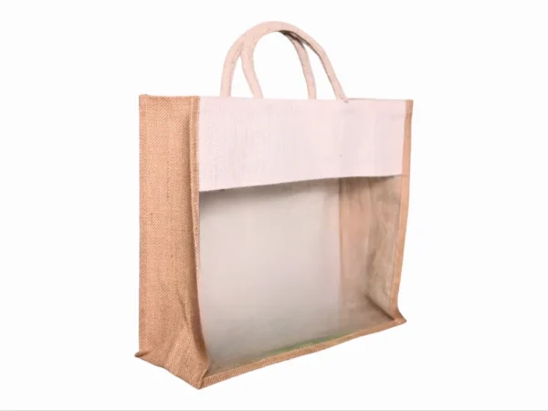 ⁦Pvc Window Jute Bag⁩ - الصورة ⁦4⁩