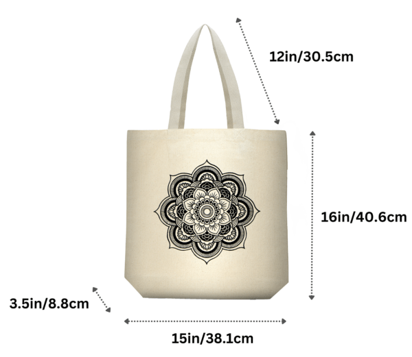 ⁦Canvas Printed Tote Bag⁩ - الصورة ⁦3⁩