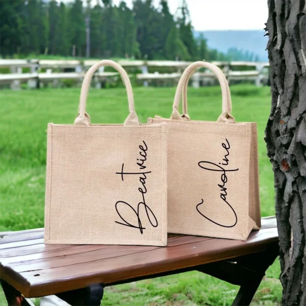 ⁦Customised Jute Bag⁩ - الصورة ⁦3⁩