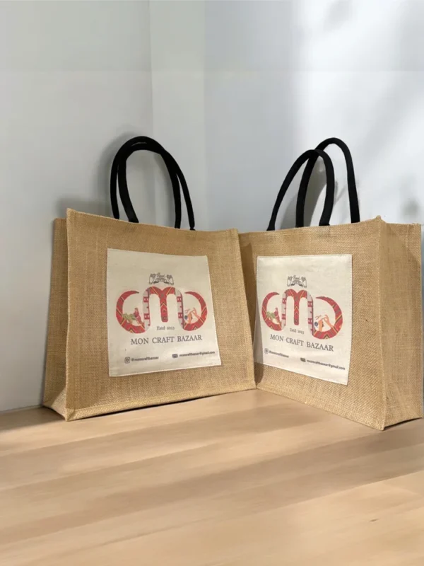 ⁦Jute Shopping Bag⁩ - الصورة ⁦4⁩