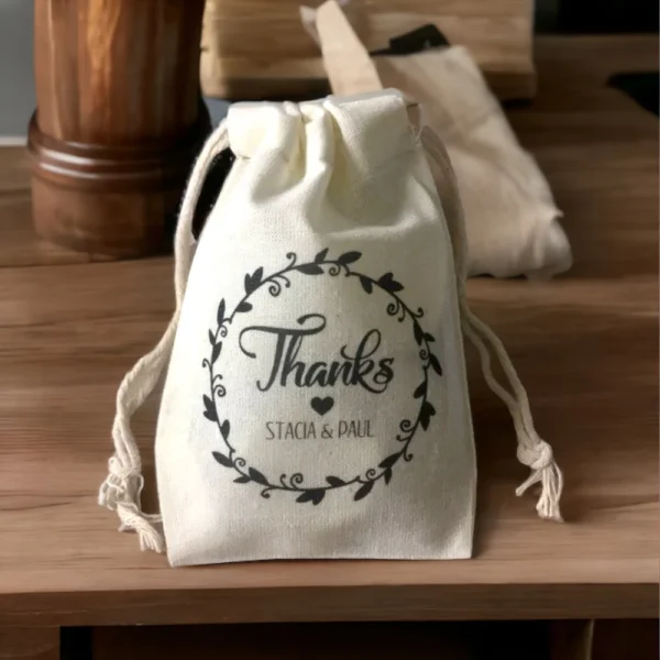⁦Jute Pouch Bag⁩ - الصورة ⁦4⁩