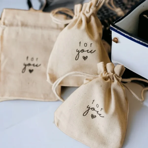 ⁦Jute Pouch Bag⁩ - الصورة ⁦2⁩
