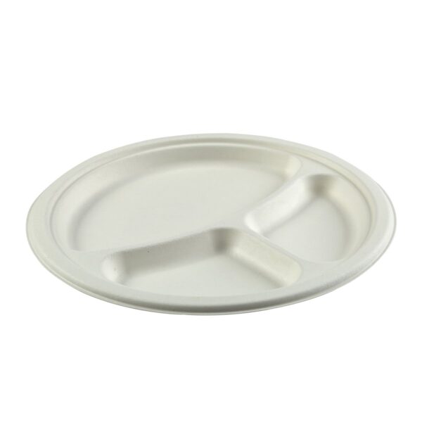 ⁦10″ 3-Section Round Plates⁩ - الصورة ⁦2⁩