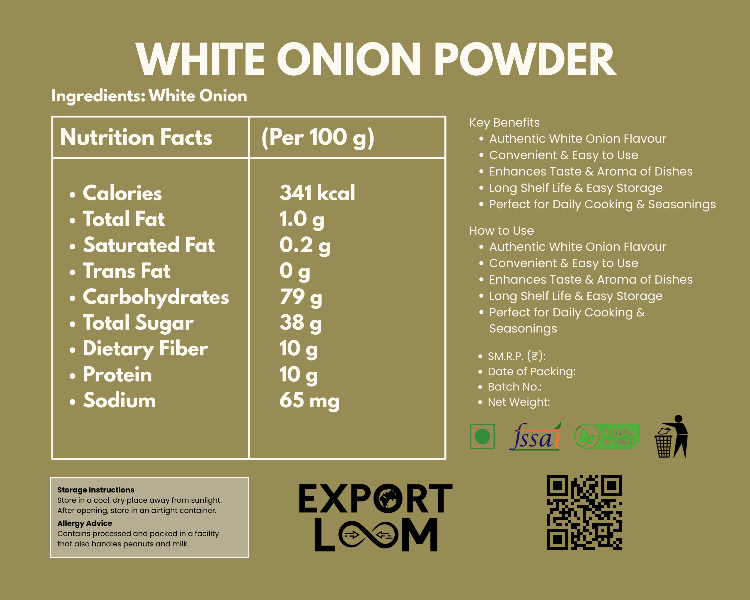 Dehydrated White Onion Powder - Image 4